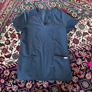 Figs Dark Harbor Scrub top